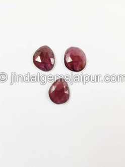Rhodolite Garnet Rose Cut Slices